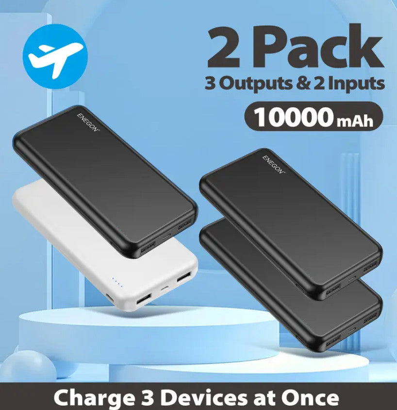 Powerbank mit 10000mAh – Tragbares USB-C-Ladegerät