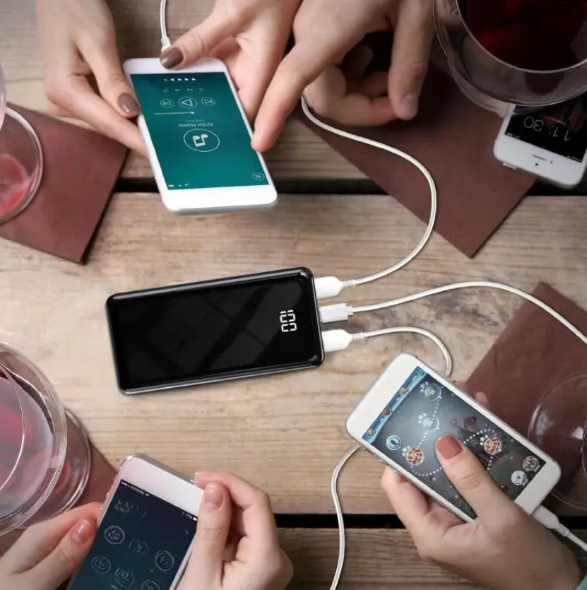 24000mAh Hochkapazitäts-Powerbank, LED-Ladeanzeige, Typ-C-Schnellladung