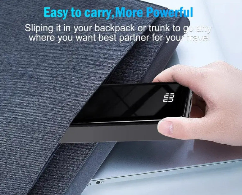 24000mAh Hochkapazitäts-Powerbank, LED-Ladeanzeige, Typ-C-Schnellladung