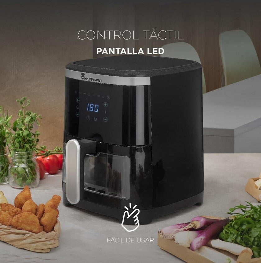 MasterPRO ROCKET 420 - Heißluftfritteuse 1300W 4.2L - 8 Programme