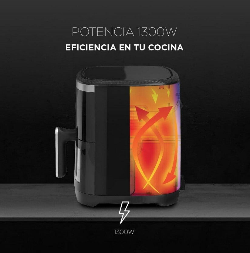 MasterPRO ROCKET 420 - Heißluftfritteuse 1300W 4.2L - 8 Programme