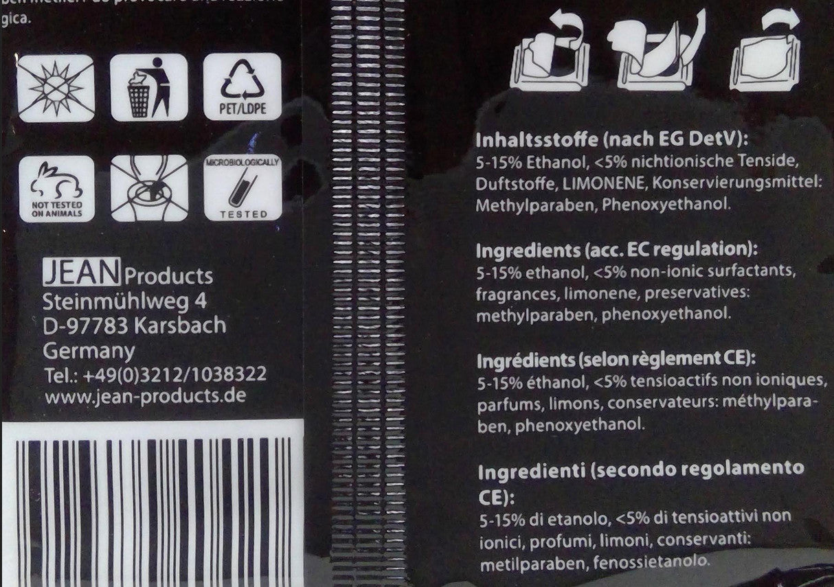 Feuchte Kfz Allzweck Tücher 30 Stück 18x16cm