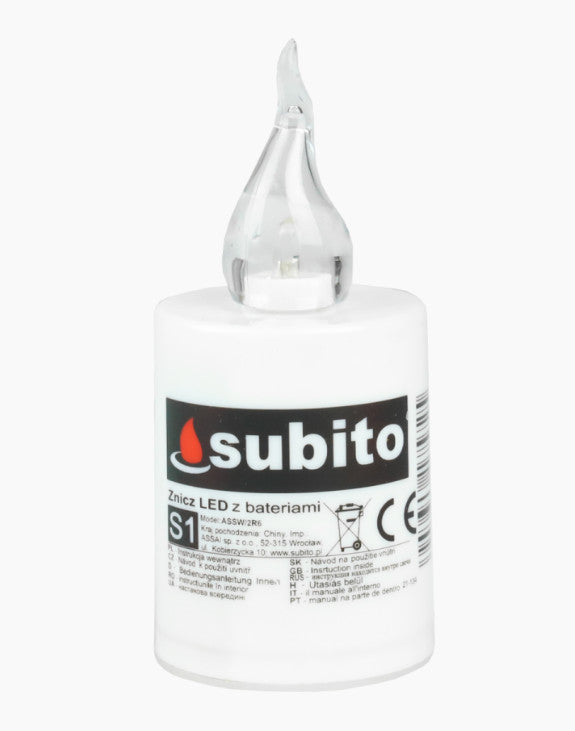 Subito S1 Elektrische LED-Kerze verschiedene Farben
