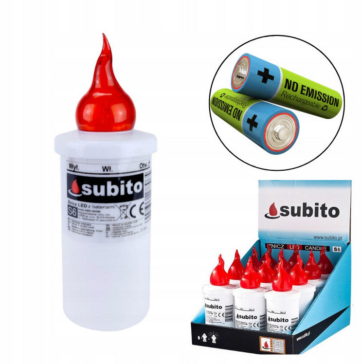 Subito S6 Elektrische LED-Kerze verschiedene Farben
