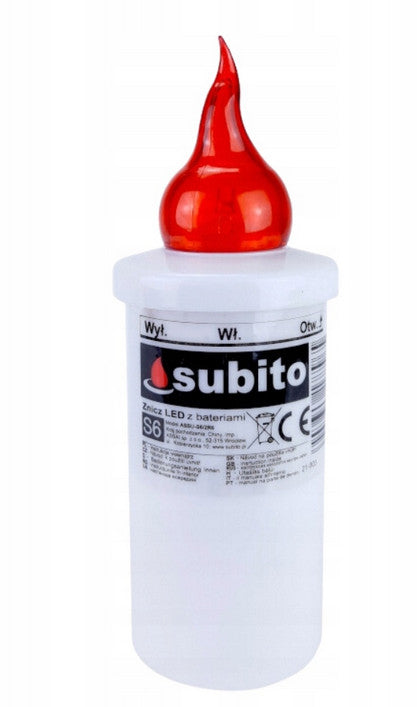 Subito S6 Elektrische LED-Kerze verschiedene Farben