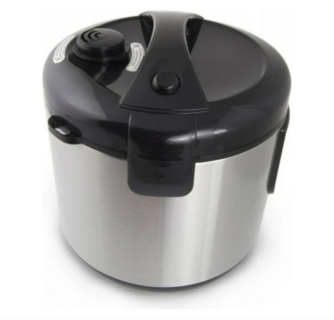 Multikocher 5 L, 860 W, 11 Programme, Antihaft, Edelstahl, Schwarz