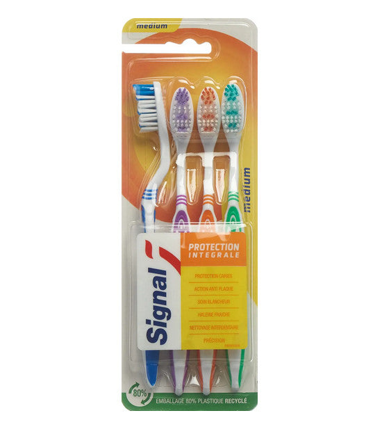 Zahnbürste Signal (4 stück ),   Mittel