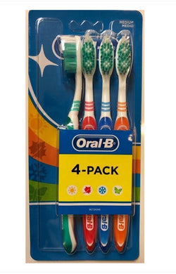 Zahnbürste Oral-B Shiny Clean Mittel 4 Stück,