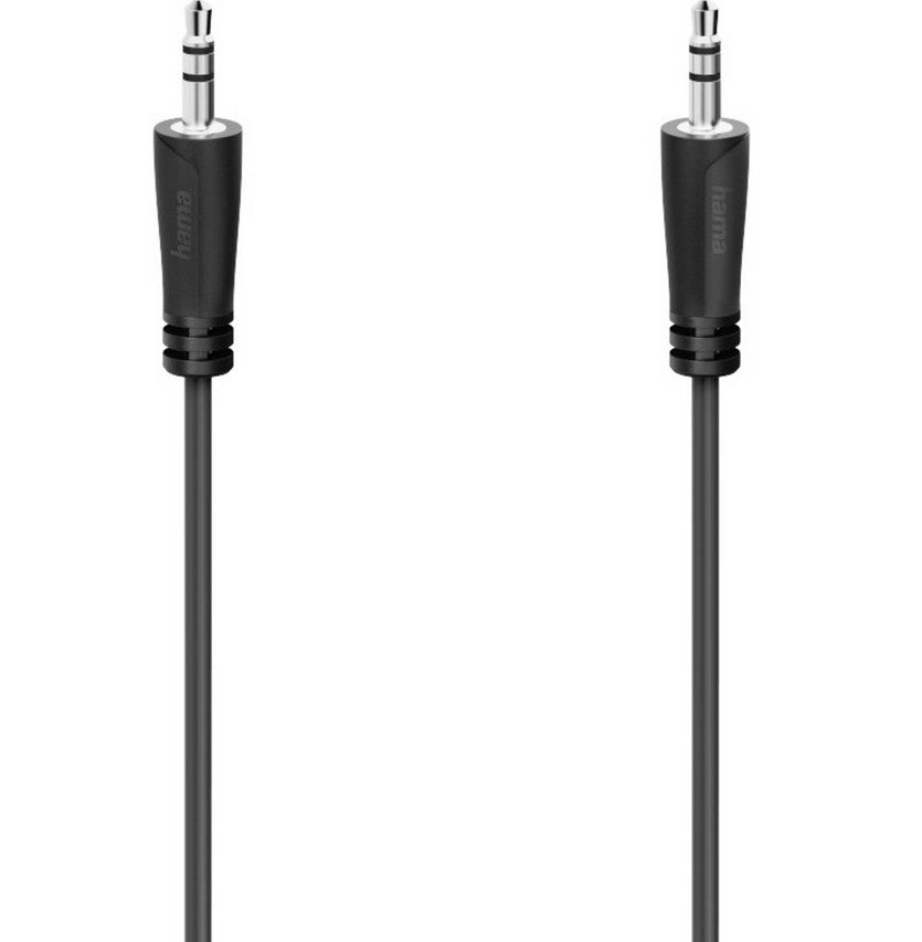 hama  Audio-Kabel, 3,5-mm-Klinken-St. Stereo, 1,5 m