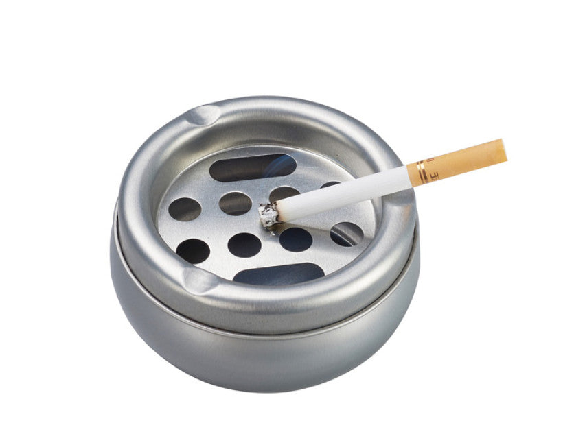 Aschenbecher Metall, silber