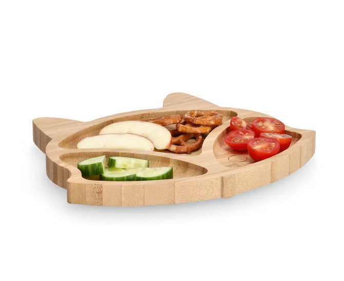 Zeller  Snackteller , Bambus, ca. 23 x 19,5 x 1,8 cm