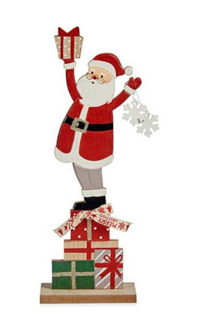Figur Roter Weihnachtsmann Holz (7 x 40 x 14 cm)