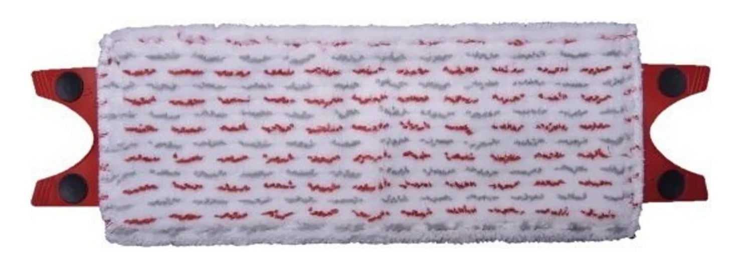 Vileda Bodenwischer, Microfaser, rot/weiß, 7 x 14 x 105 cm0