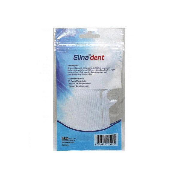 Zahnseidesticks Elina 8cm 25Stück