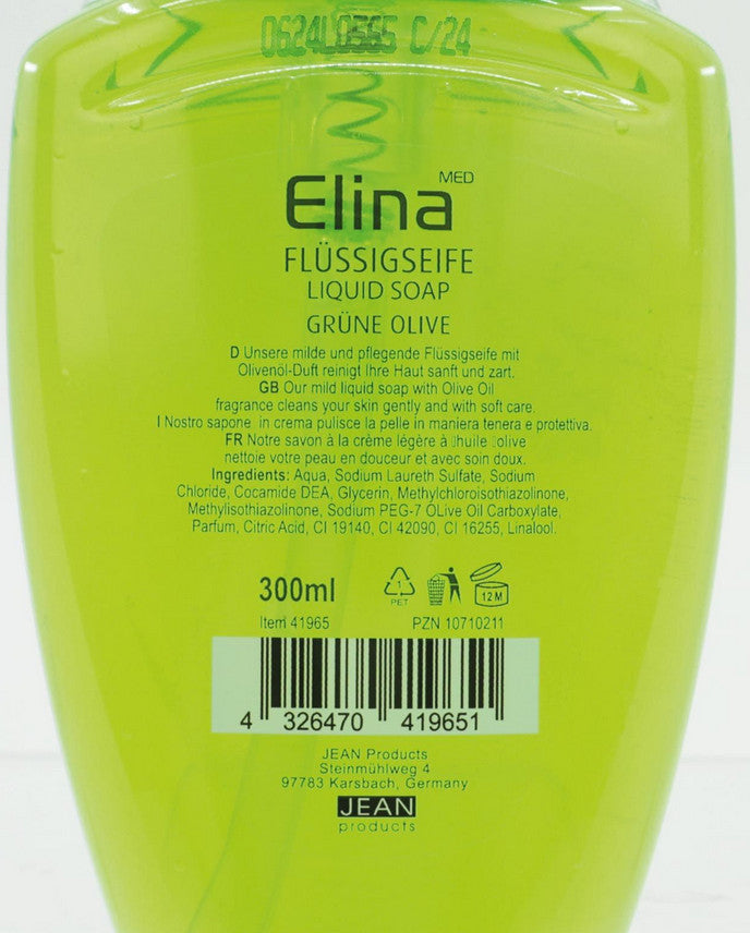 Seife flüssig Elina 300ml Grüne Olive