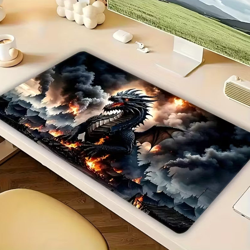 Extra Large Drachenmuster Mauspads - Rutschfest (30 * 70 ) cm