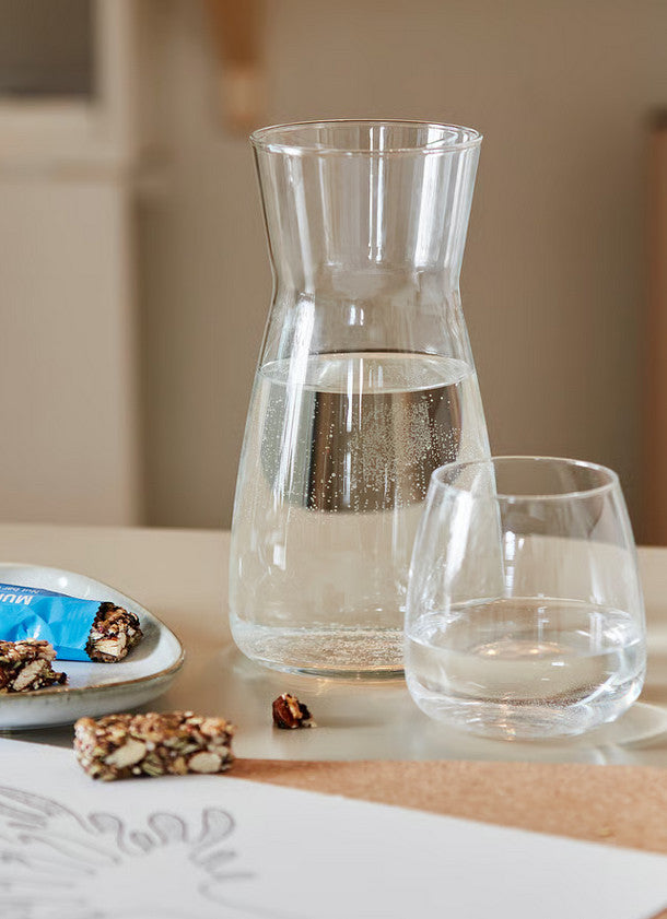 Vase Karaffe, Klarglas, 1.0 l