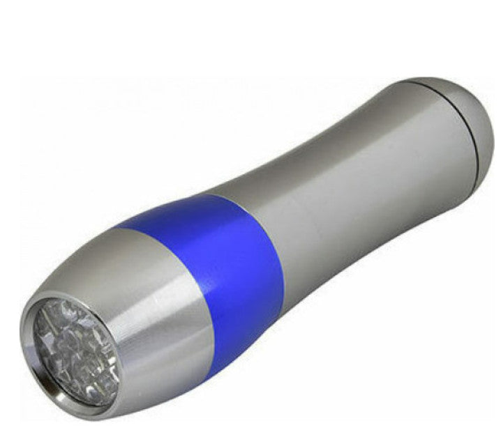 LED-Taschenlampe_Alu Heitech Aluminium,silber