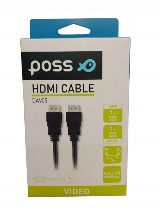 Kabel Poss DAV05 HDMI - HDMI 10 m