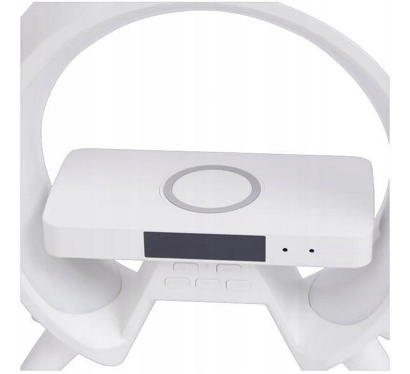 Xtronic Digitalwecker (24 x 24 cm) mit kabellosem Ladegerät und LED-Beleuchtung