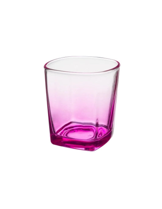 6St TRINKGLAS, FARBIGES GLAS, 250 ml