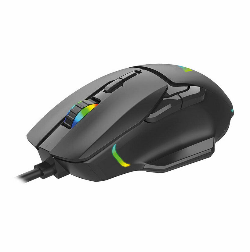 LED Gaming-Maus EDM  Schwarz 7200 dpi