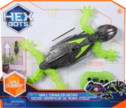 Hex Bots – Wandkletternder Gecko, ferngesteuerter Gecko, der mit leuchtenden LED-Augen an Wänden und Decken entlangkriecht.