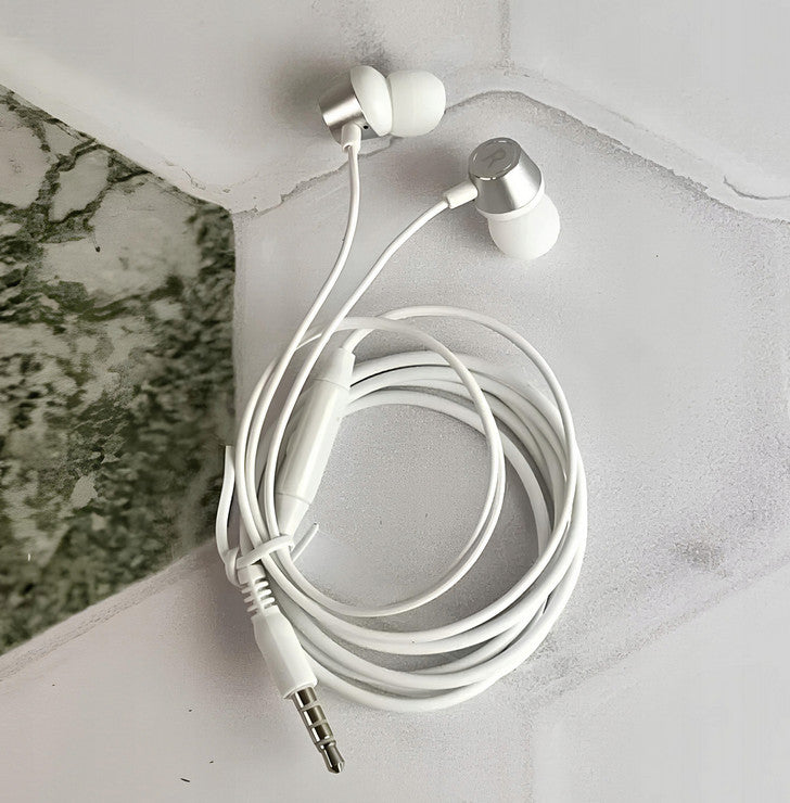 Kabelgebundene In-Ear-Kopfhörer mit Mikrofon, 3,5-mm-Klinkensteckerkabel für Mobiltelefone
