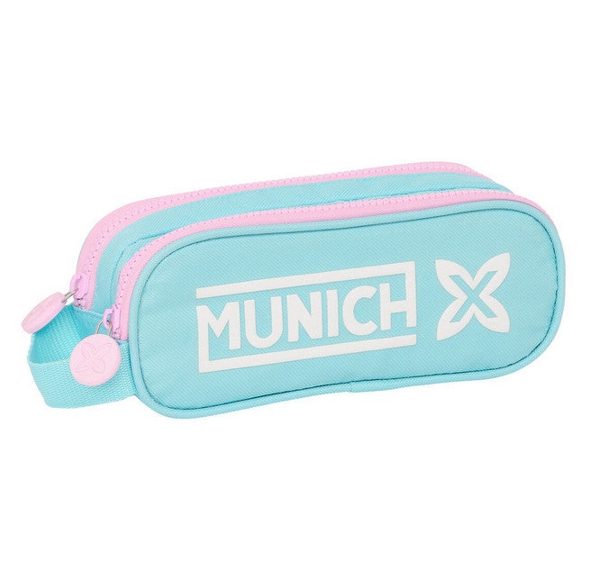 Zweifaches Mehrzweck-Etui Munich Heaven Himmelsblau 21 x 8 x 6 cm