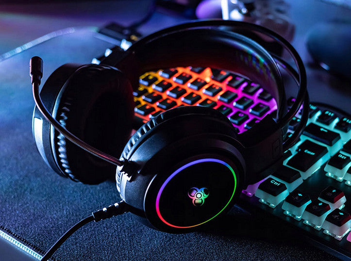 Tracer Gamezone Gaming-Kopfhörer mit Mikrofon und RGB-Hintergrundbeleuchtung