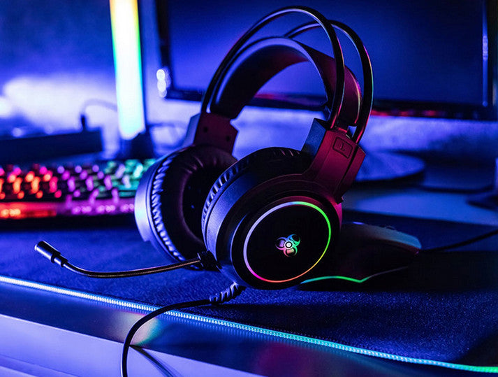 Tracer Gamezone Gaming-Kopfhörer mit Mikrofon und RGB-Hintergrundbeleuchtung