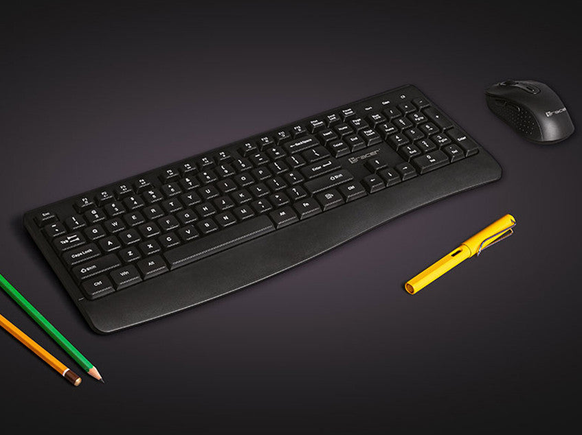 Kabelloses Tastatur Maus Set Tracer optischer Sensor Folientastatur
