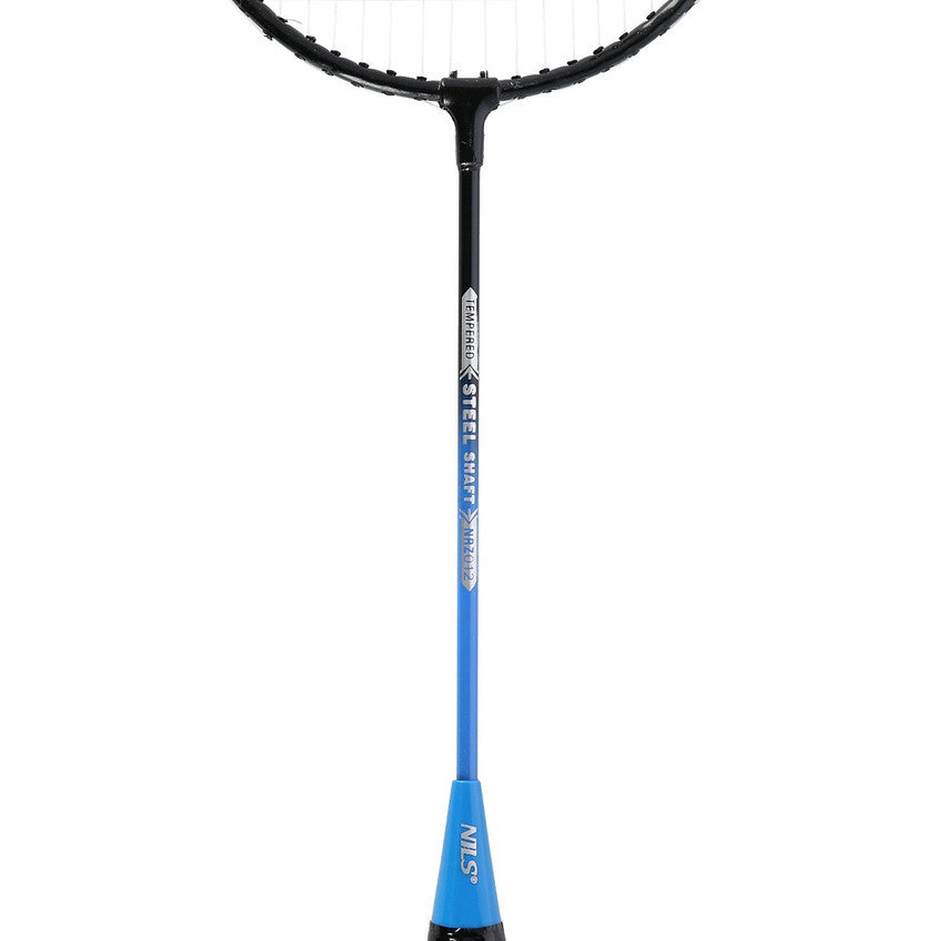 NRZ012 STEEL / Badminton-Set 2 Schläger + 3 Bälle + Netz + Hülle NILS