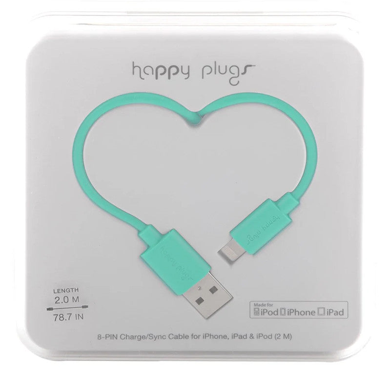 Happy Plugs iPhone USB Ladekabel für Apple Geräte iPhone, iPad, iPod