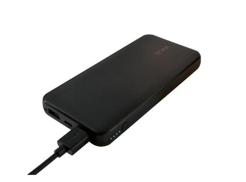 Tronic 10000 mAh Powerbank Schwarz