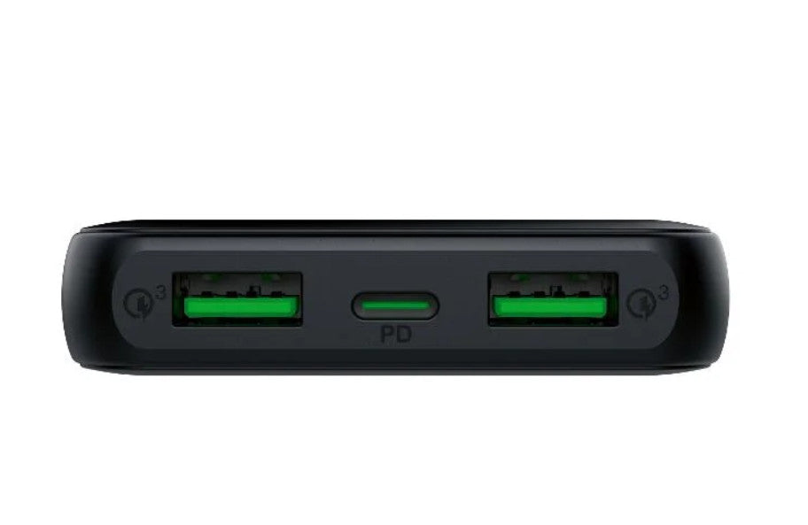 Tronic 10000 mAh Powerbank Schwarz