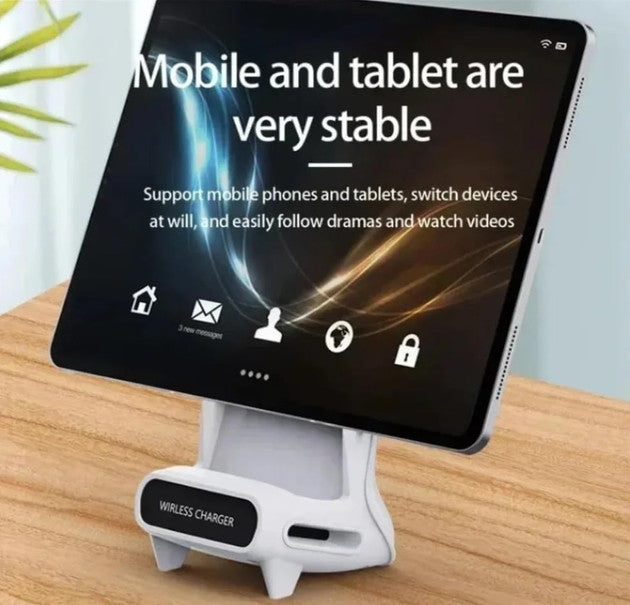 Kabellose Ladestation & Halterung für Mobiltelefone