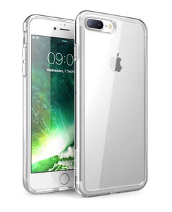 Hülle Silikon Case für iPhone XS / X / 7 / 8 Plus / Transparent