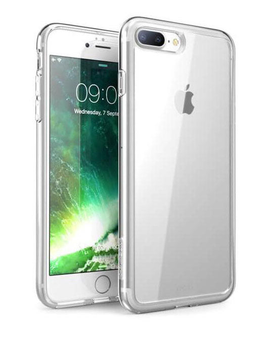 Hülle Silikon Case für iPhone XS / X / 7 / 8 Plus / Transparent