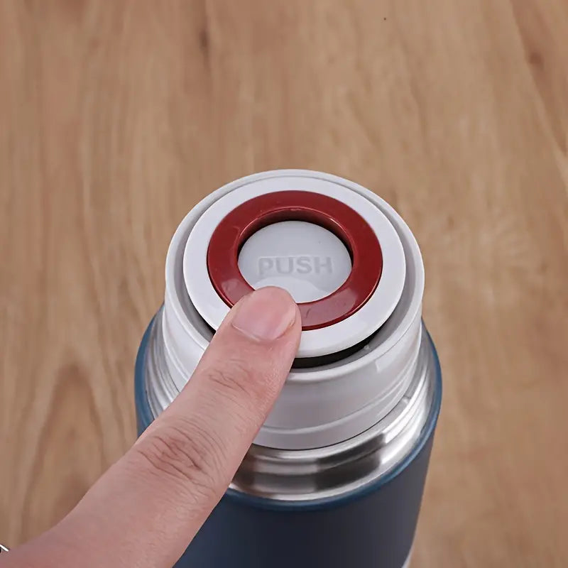 3-in-1 Edelstahl-Vakuumisolierbecher Mit 2 Zusätzlichen Schwarz 3 / 500ml