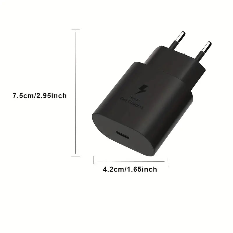 Samsung Super Schnellladegerät 25W USB-C Ladekabel Galaxy S21 S22 S23