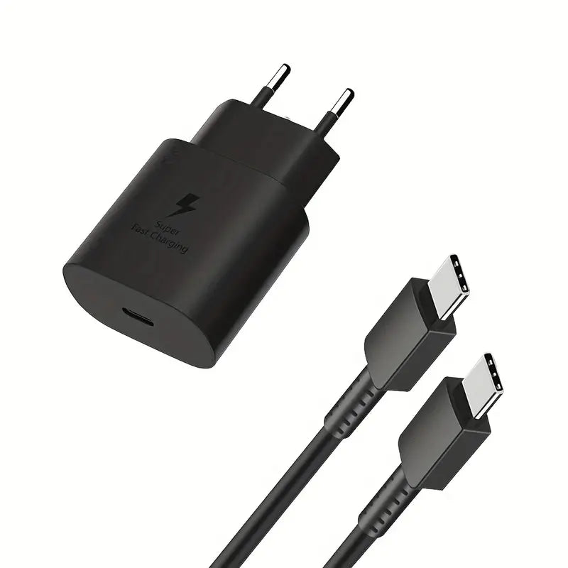 Samsung Super Schnellladegerät 25W USB-C Ladekabel Galaxy S21 S22 S23