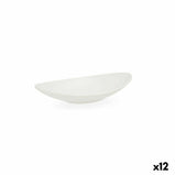 Suppenteller Quid Select Oval Weiß Kunststoff 18 x 10,5 x 3 cm (12 Stück)