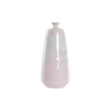 Vase DKD Home Decor aus Keramik Hellrosa zweifarbig 15 x 15 x 32 cm Moderne