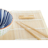 Sushi-Set DKD Home Decor 14,5 x 14,5 x 31 cm Blau Weiß Steingut Orientalisch (16 Stücke)