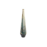 Vase DKD Home Decor 18 x 18 x 75 cm Antiker Finish Metall Dreifarbig Araber