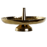 Obstschale DKD Home Decor Gold Silberfarben Aluminium 22 x 22 x 31 cm (2 Stück)