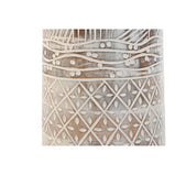 Vase Home ESPRIT Weiß natürlich Mango-Holz Kolonial 15 x 15 x 22,5 cm