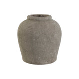 Vase Home ESPRIT Grau Zement 29 x 29 x 30 cm