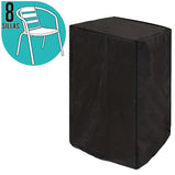 Stuhlüberzug Für Stühle Schwarz PVC 66 x 66 x 170 cm